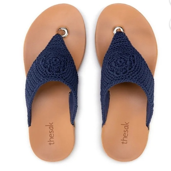 The Sak Navy Blue Women's Sandals sz 9 - Picture 1 of 6